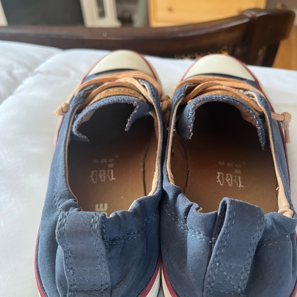 Blue “Baseball “ style sneakers